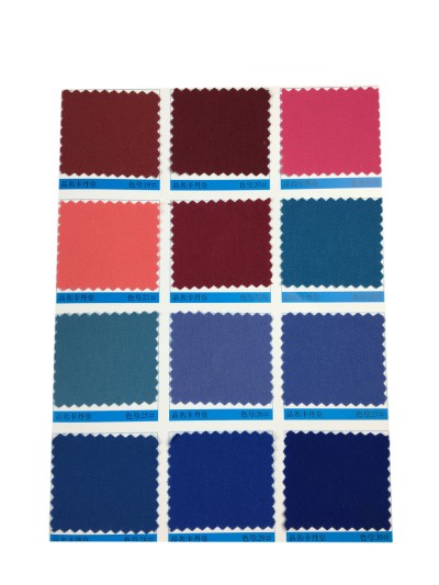 GZ-YGTI  卡丹皇 高密細紋 100％專紡彈性滌綸復合纖維 2/3斜紋  158*67*59  340g-380g/m 後面照